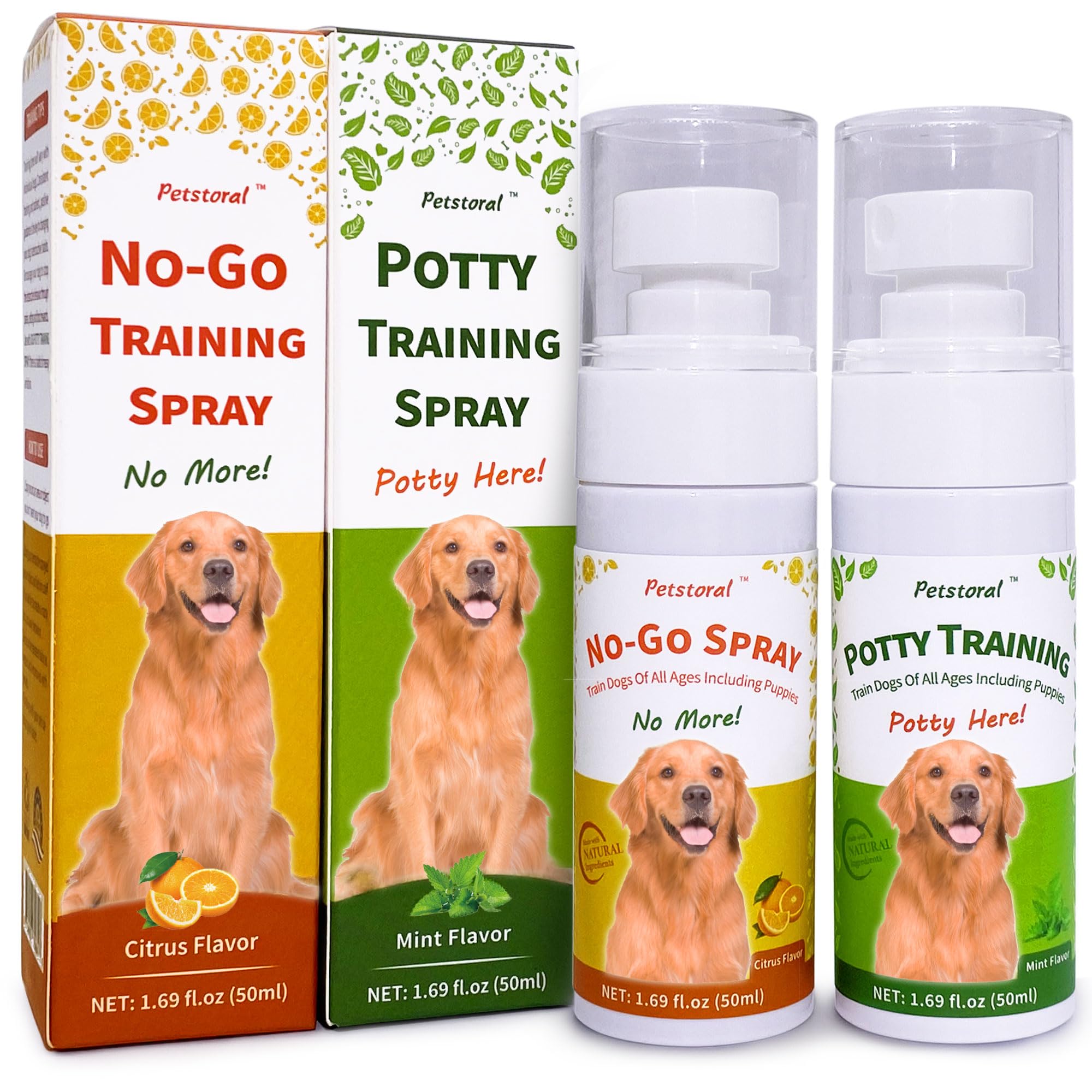 Petstoral Pet No Go Puppy Potty Training Spray Pet Deterrent Spray