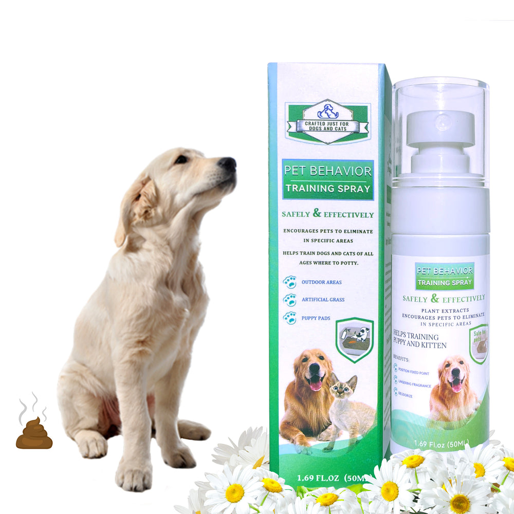 Pet Behavior Training Spray, Potty Training Aid for Indoor and Outdoor Dogs and Puppies, My Dog Peed Again, Prevent Your Pet from Soiling The Carpet - 1.69 Oz.