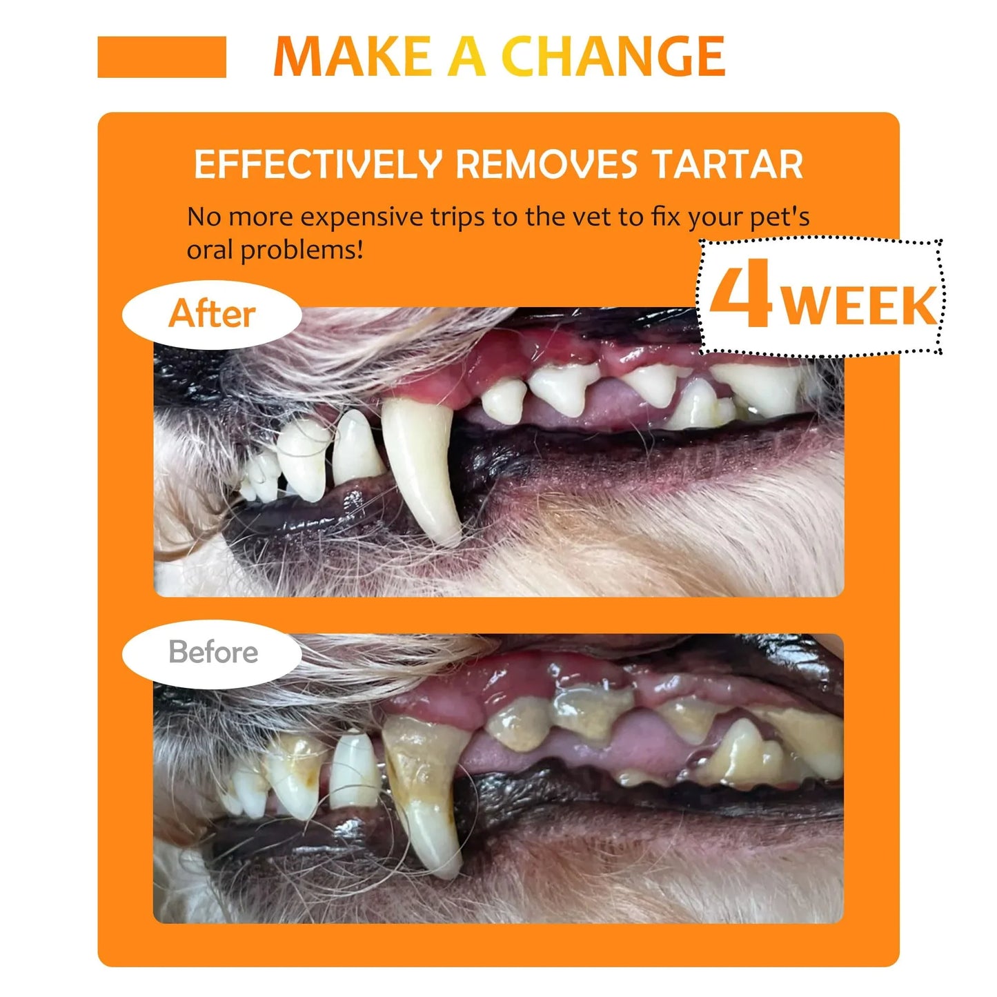 Petstoral Plaque Removal Natural Dental Powder - Dog Dental Care and Bad Breath Treatment, Dog Teeth Cleaning Powde - Beef Liver Flavor - 2.12 oz